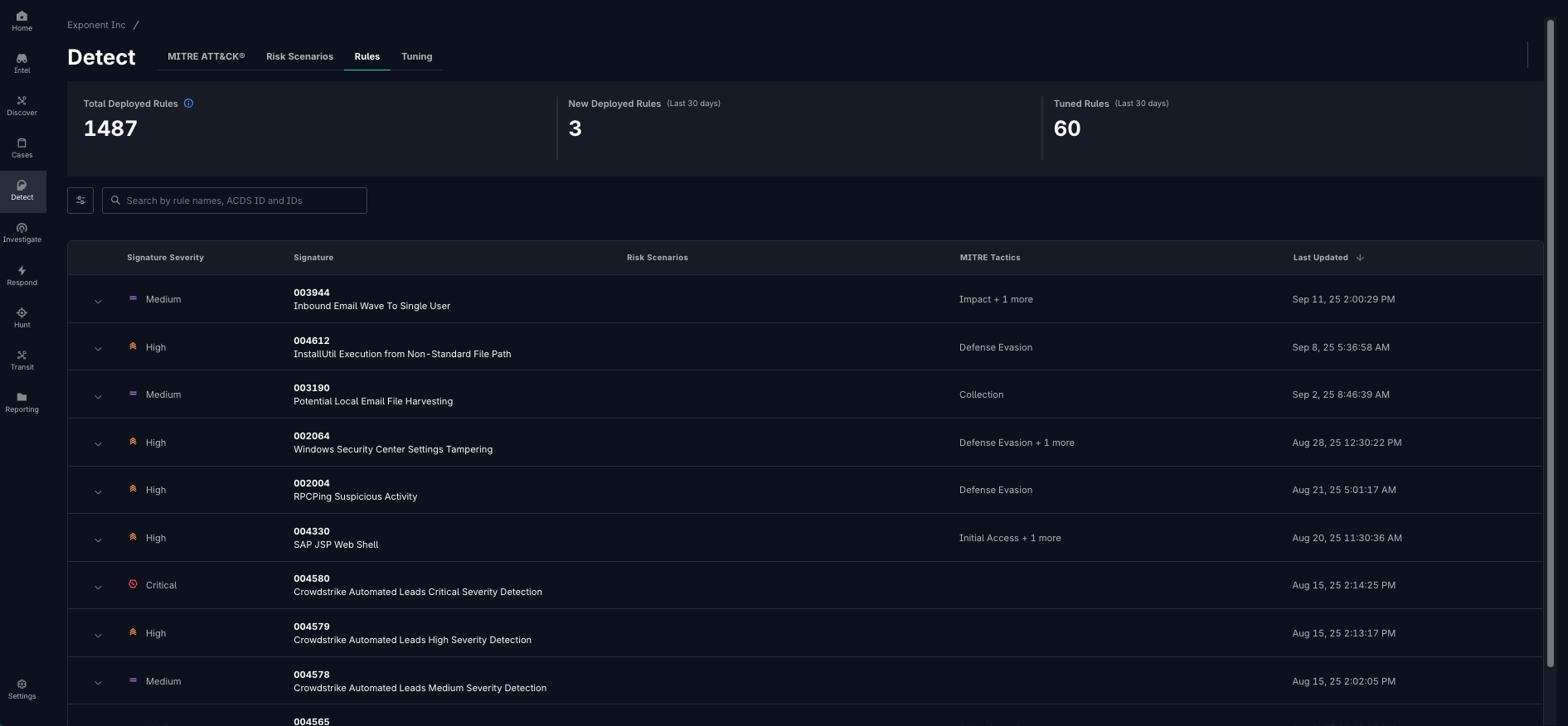 GreyMatter Detect Page Screenshot